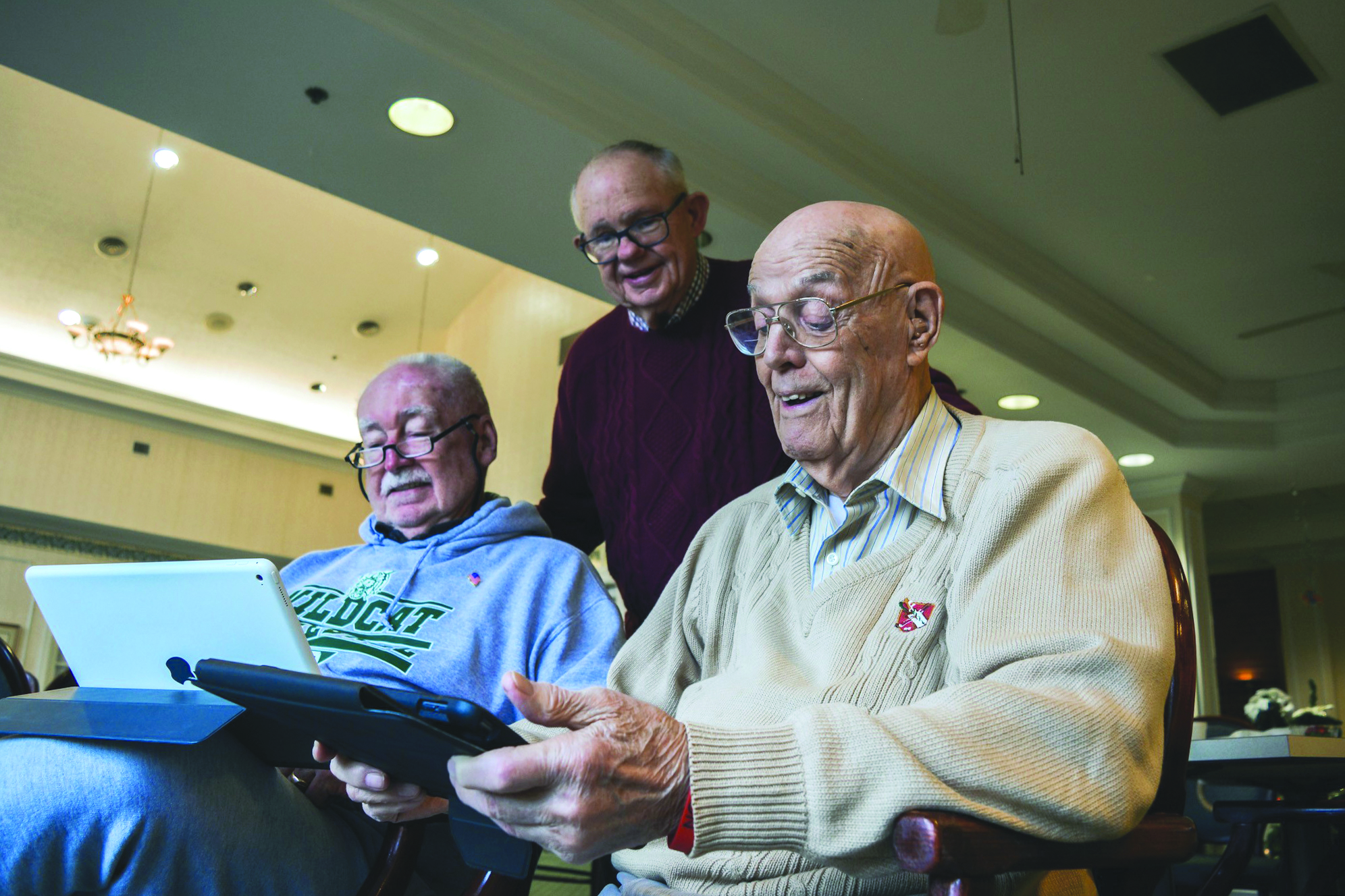 Older adults embrace technology